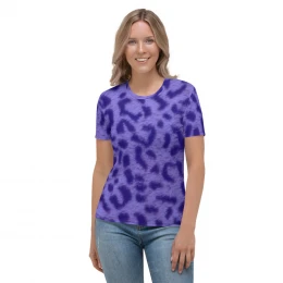 BLUE LEOPARD - Women's T-shirt