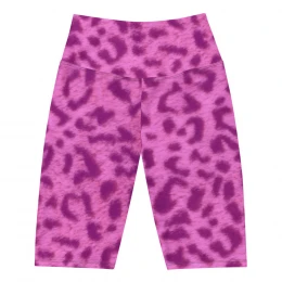 PINK LEOPARD - Biker Shorts