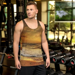 Yellow Sunset - Unisex Tank Top