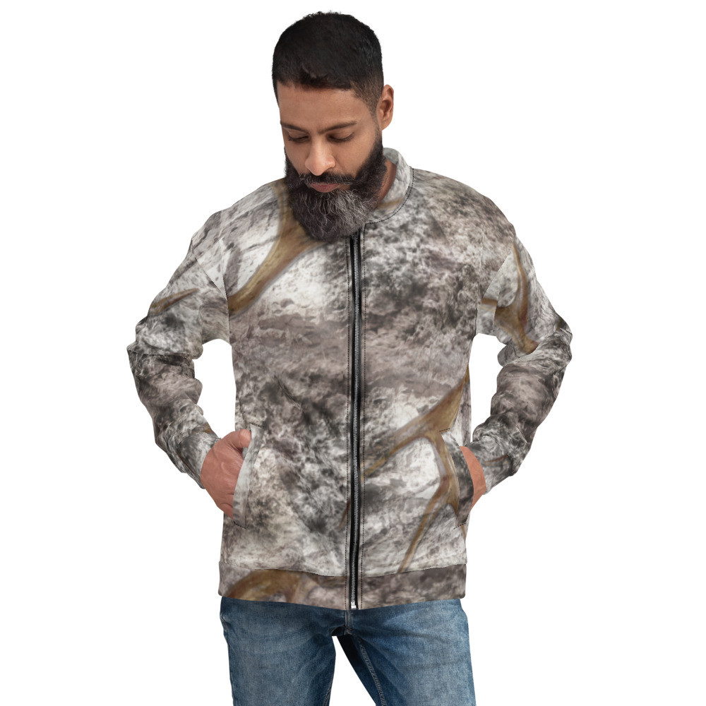 CAMO BONE HUNT DESIGN - Unisex Bomber Jacket