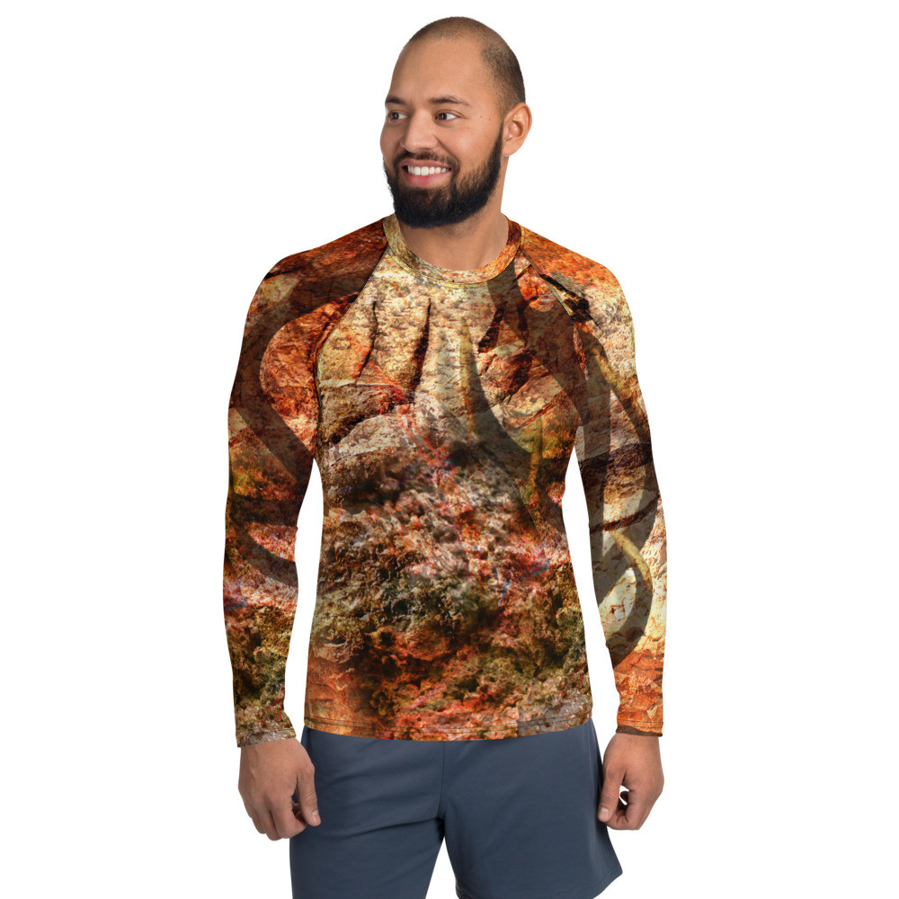 CAMO RED HUNT DESIGN - Men's Rash Guard