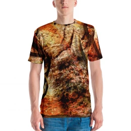 CAMO RED HUNT DESIGN - Men's t-shirt