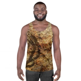 CAMO YELLOW HUNT DESIGN - Unisex Tank Top