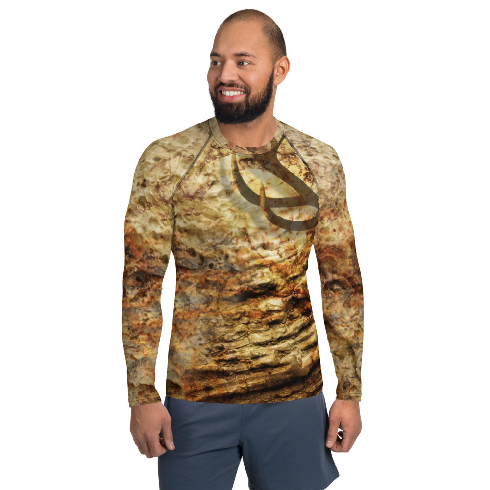 CAMO YELLOW HUNT DESIGN - Men's Rash Guard