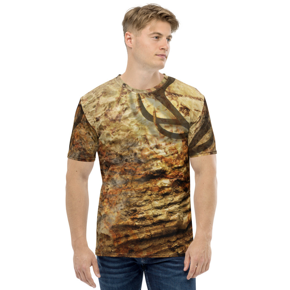 CAMO YELLOW HUNT DESIGN - Men's t-shirt