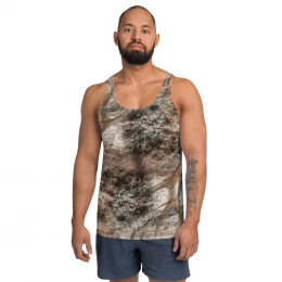 CAMO BROWN HUNT DESIGN - Unisex Tank Top