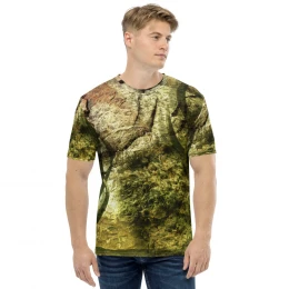 CAMO GREEN HUNT DESIGN - Men's t-shirt Size XS to 2XL