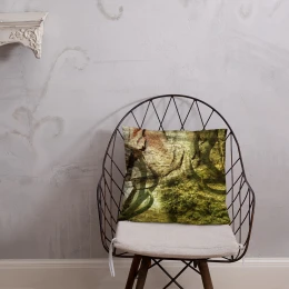 CAMO GREEN HUNT DESIGN - Pillow Sizes 18"x18", 20"x12", 22"x22"