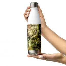 CAMO GREEN HUNT DESIGN - Stainless Steel Water Bottle Size 17 oz