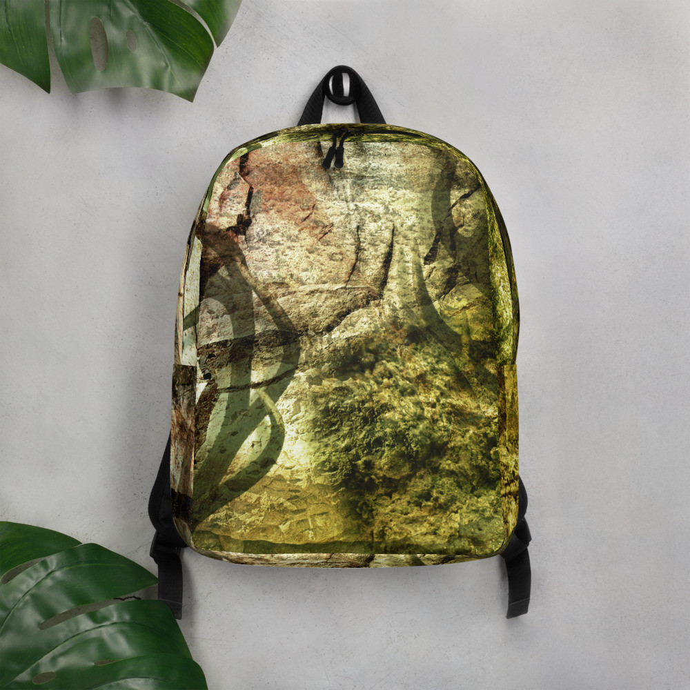 CAMO GREEN HUNT DESIGN - Minimalist Backpack