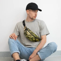 CAMO GREEN HUNT DESIGN - Fanny Pack Size S/M and M/L