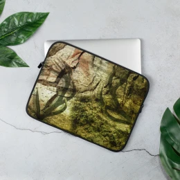CAMO GREEN HUNT DESIGN - Laptop Sleeve Sizes 13" and 15"