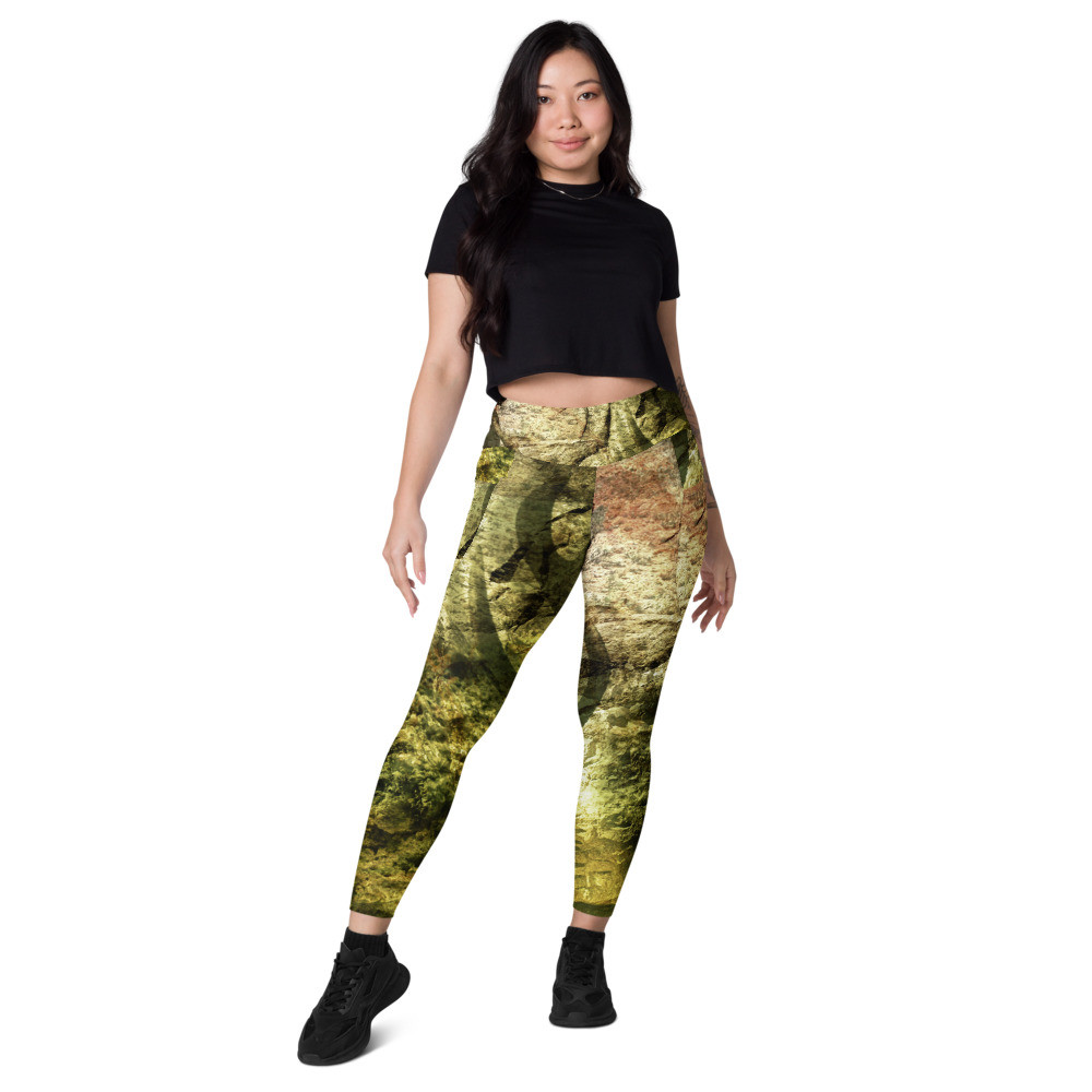 Camo Green - Leggings with pockets Size 2XS to 6XL