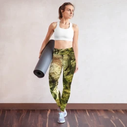 Camo Green - Yoga Leggings Size XS to XL