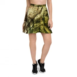 Camo Green - Skater Skirt Size XS to 3XL
