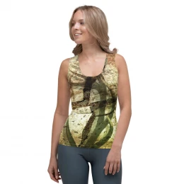 Camo Green - Tank Top Size XS to XL