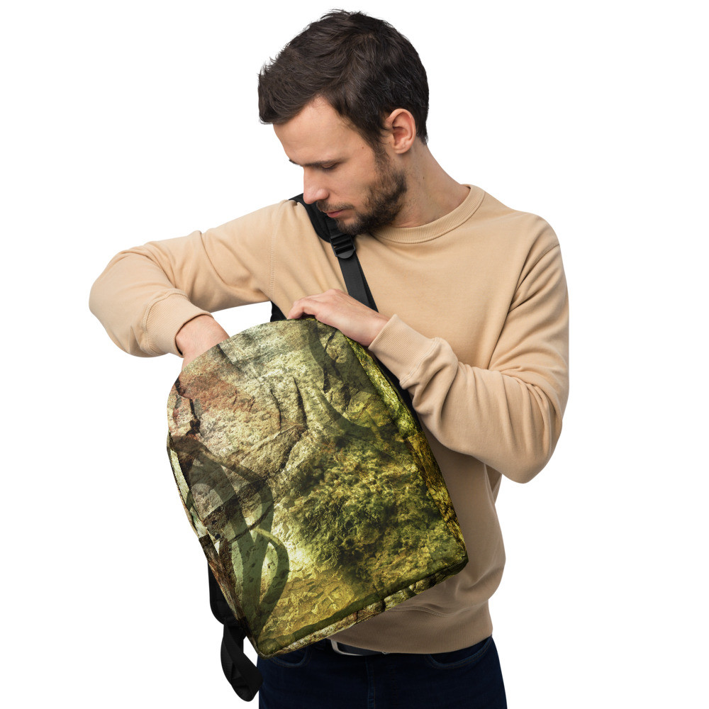 CAMO GREEN HUNT DESIGN - Minimalist Backpack
