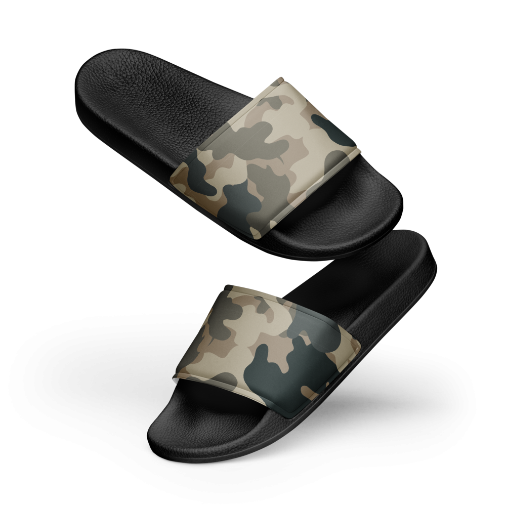 Army Camo Green Grey Tan - Men’s slides
