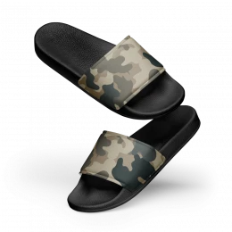 Army Camo Green Grey Tan - Men’s slides