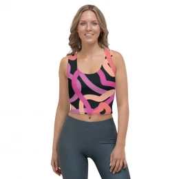 7-1) The 70's Are Back to Stay - Retro Crop Top