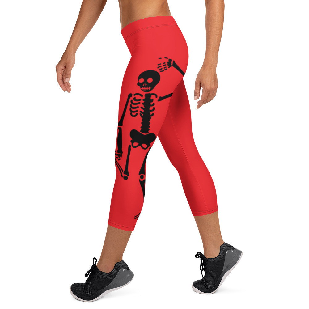 4-2)  Skeleton Crew - Capri Leggings
