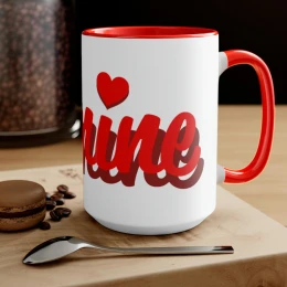 Be Mine - Two-Tone Coffee Mugs, 15oz