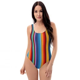 Zarape Blue - One-Piece Swimsuit