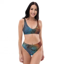 Milky Way - Recycled high-waisted bikini