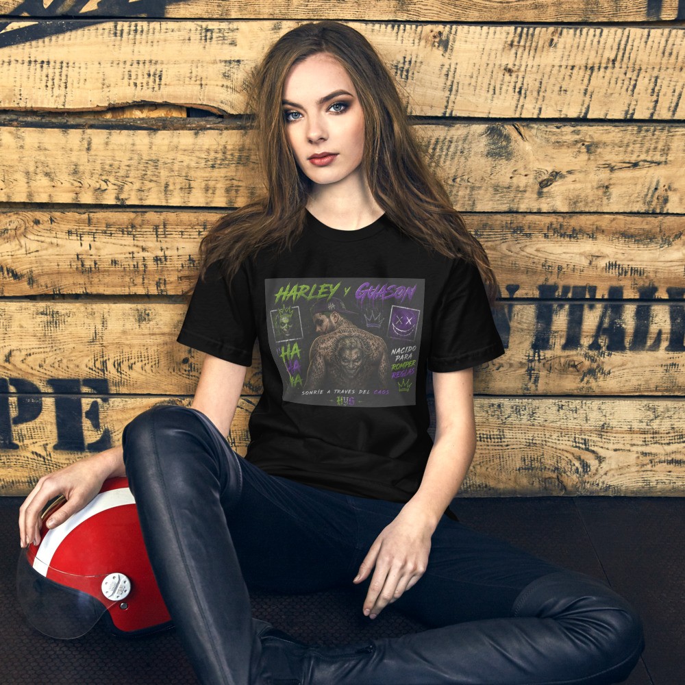 HARLEY Y GUASON 002 - 2  Unisex t-shirt - Emiliano Aguilar Official