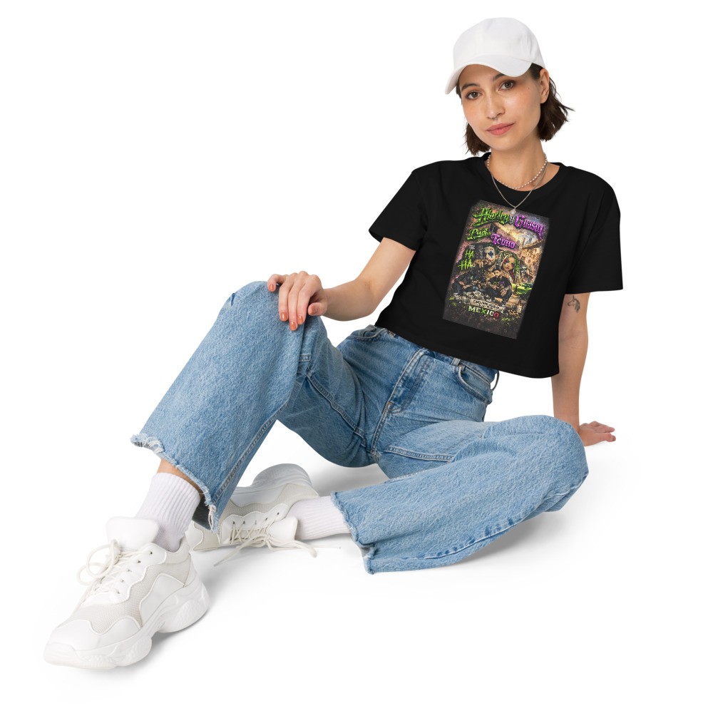 Harley y Guason - Tepito Wall Mural -02  Women’s crop top - Emiliano Aguilar Official