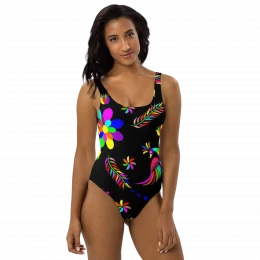 Bordado Mexicano Birds - One-Piece Swimsuit