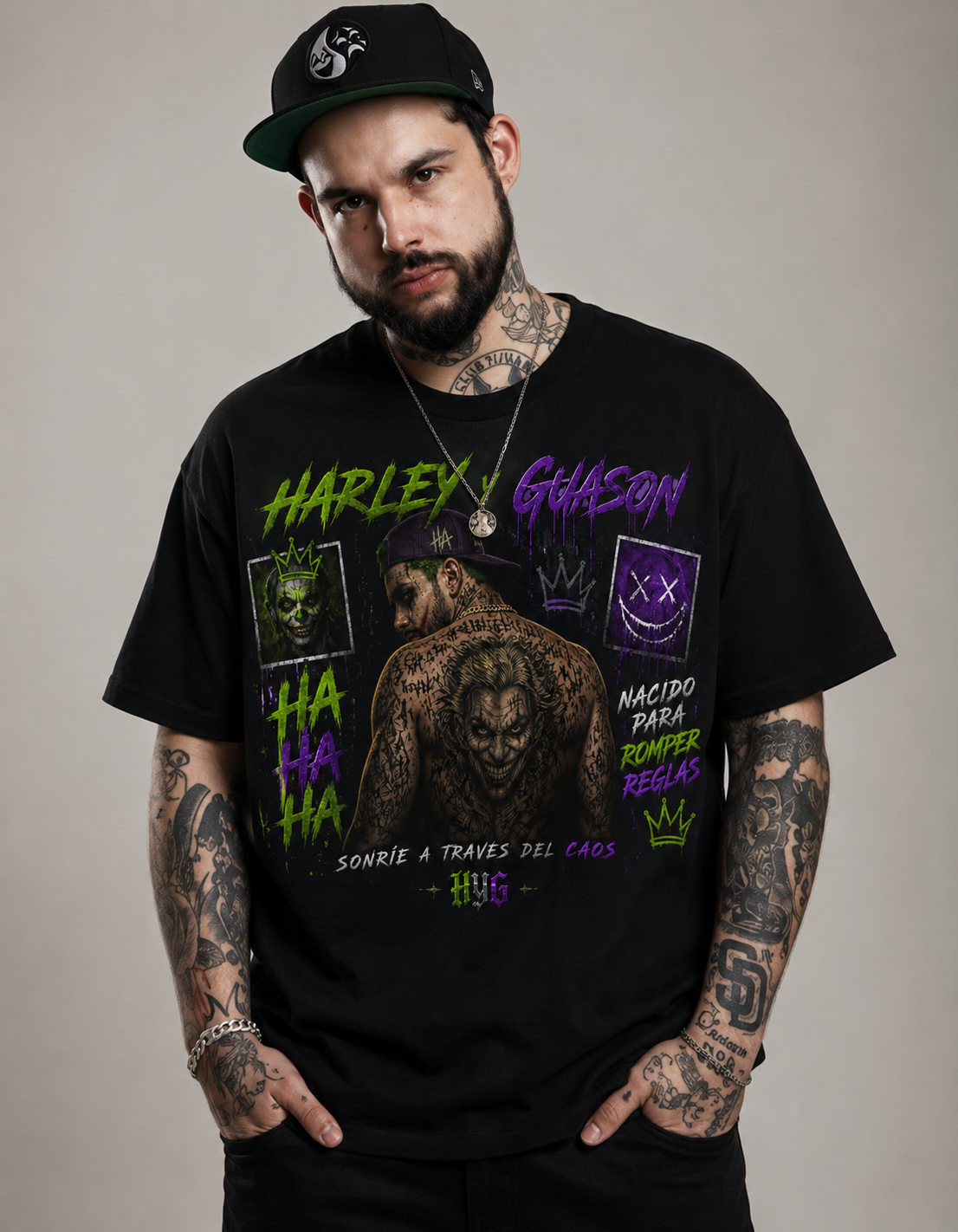HARLEY y GUASUN - Unisex t-shirt - 01   -  Emiliano Aguilar Official