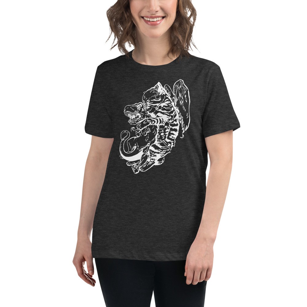 Kitten Hug White Women's T-Shirt
