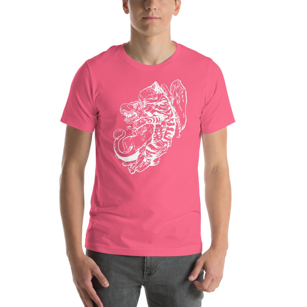 Kitten Hug White Unisex T-Shirt