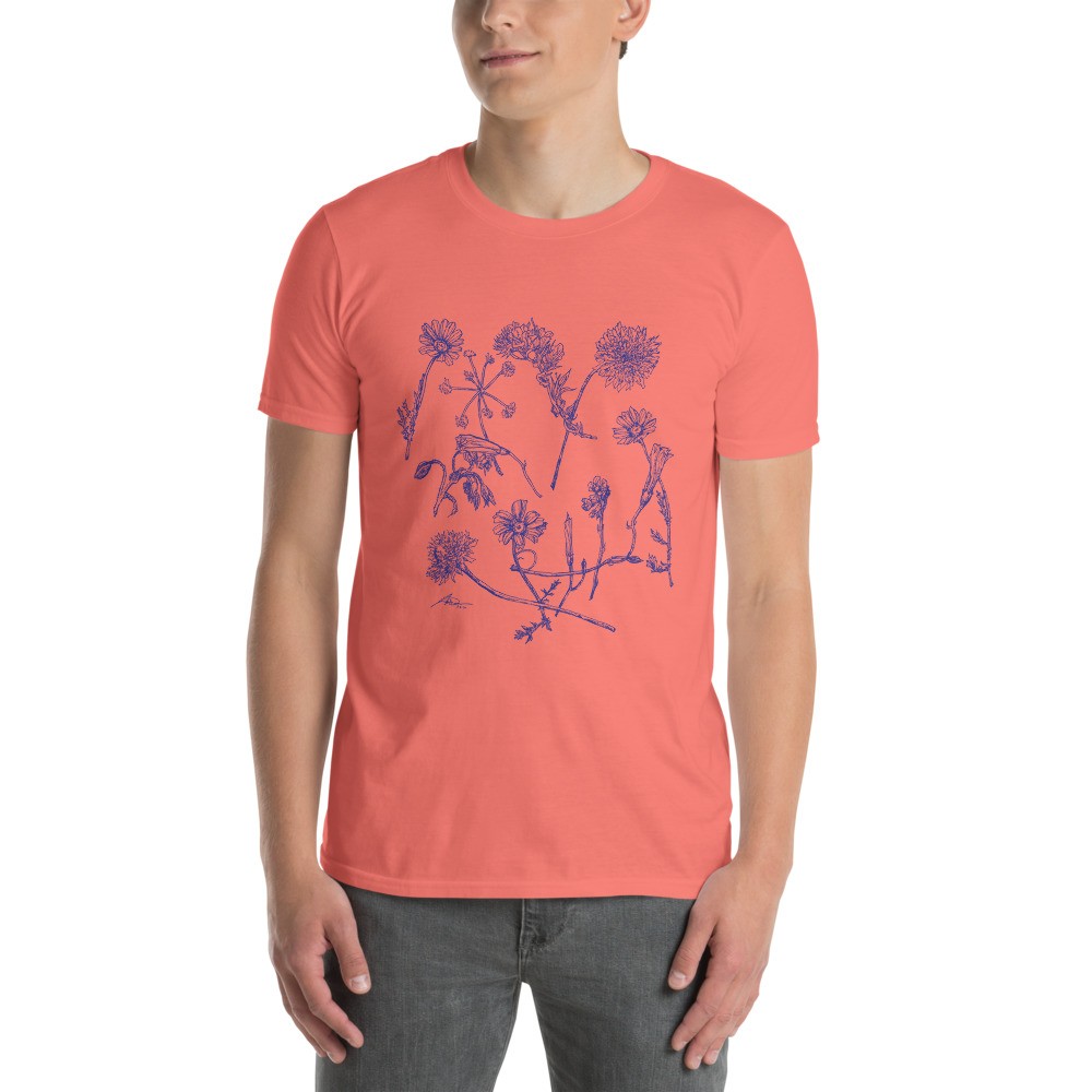 Wildflowers Purple Unisex T-Shirt