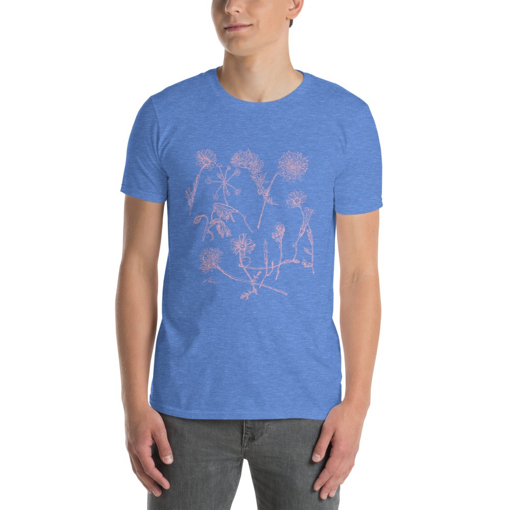 Wild Flowers Pink Unisex T-Shirt