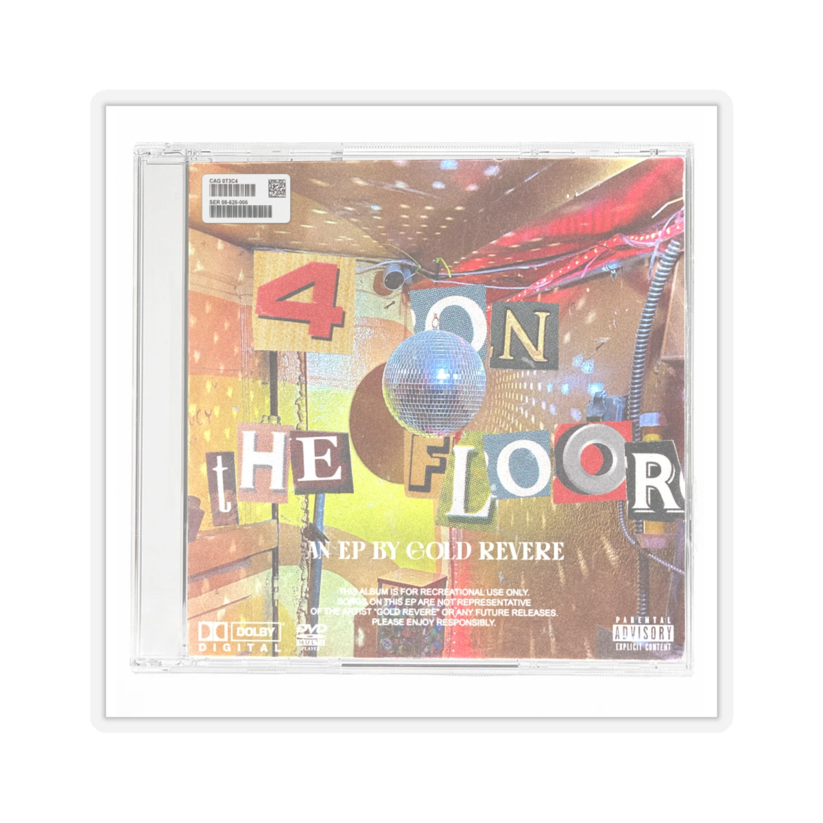 4 ON THE FLOOR STICKER