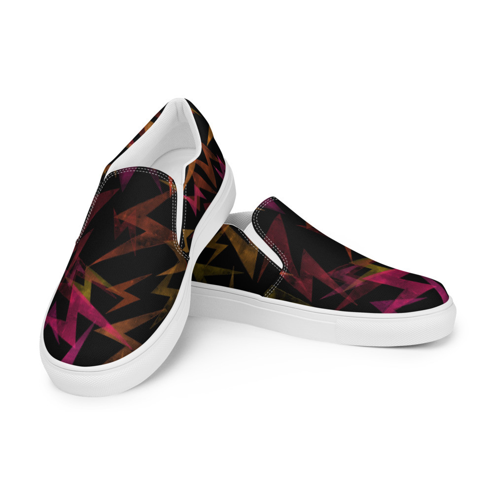 Thunder & Lightning Women’s Slip-on Canvas Sneakers
