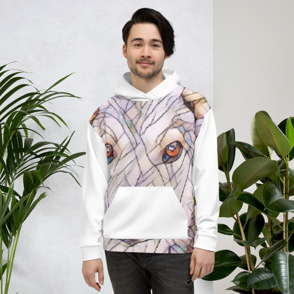Mosaic Dog Unisex Hoodie