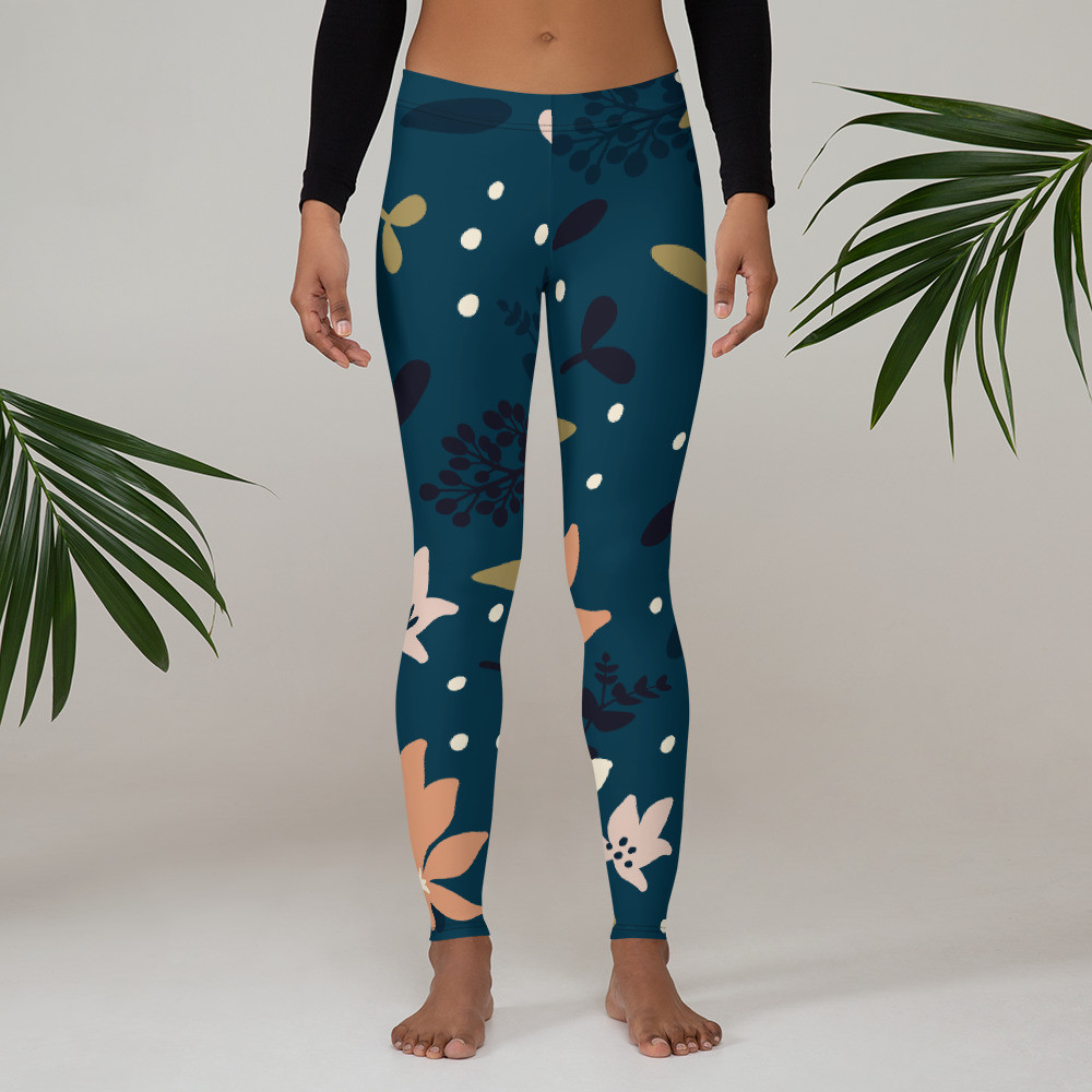 Floral Print Leggings