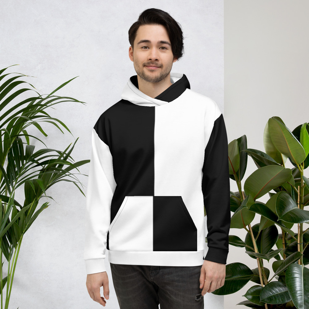 Black & White Unisex Hoodie