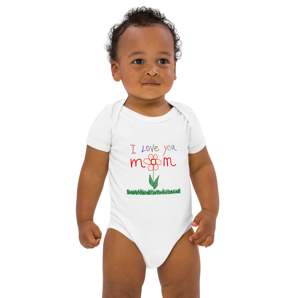 I Love You Mom Baby One-Piece