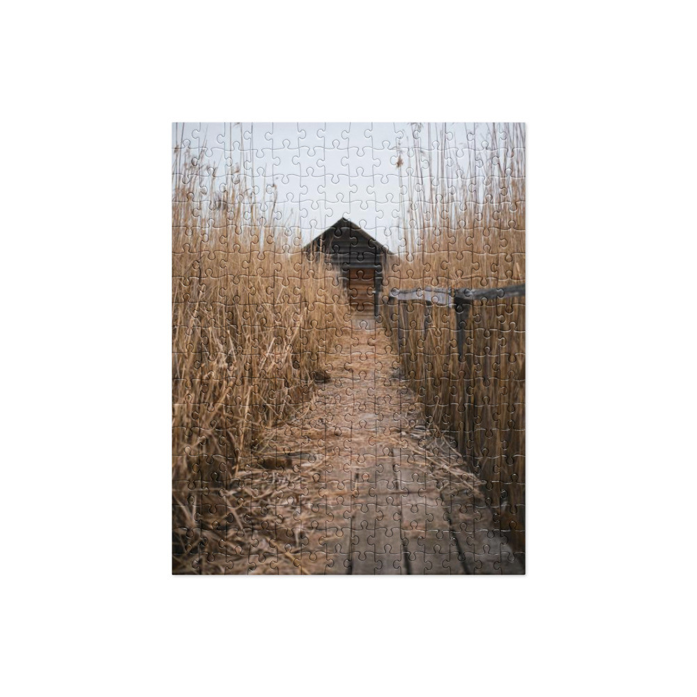 Wood Cabin On A Pier Jigsaw puzzle