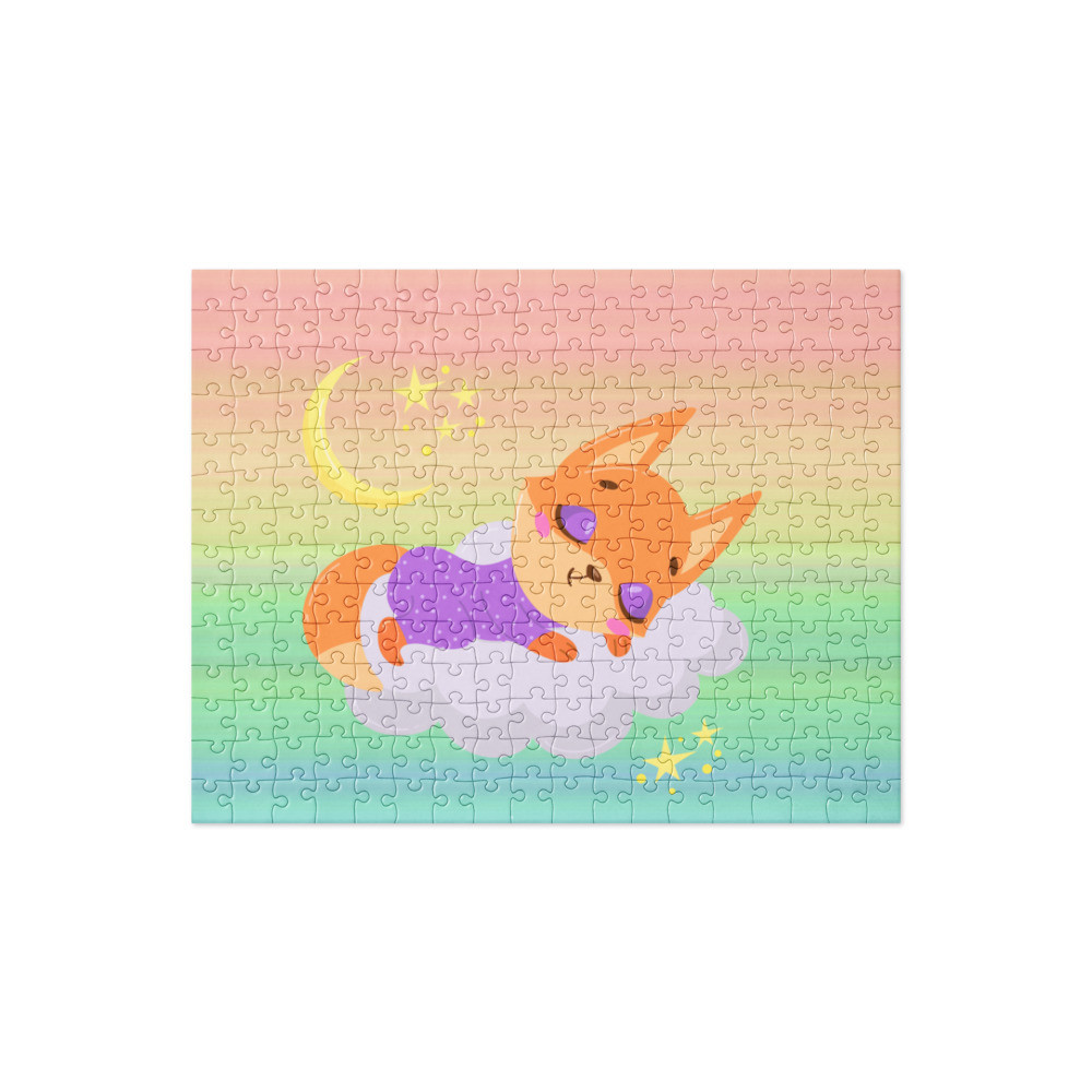 Fox Sleeping On Clouds Jigsaw puzzle