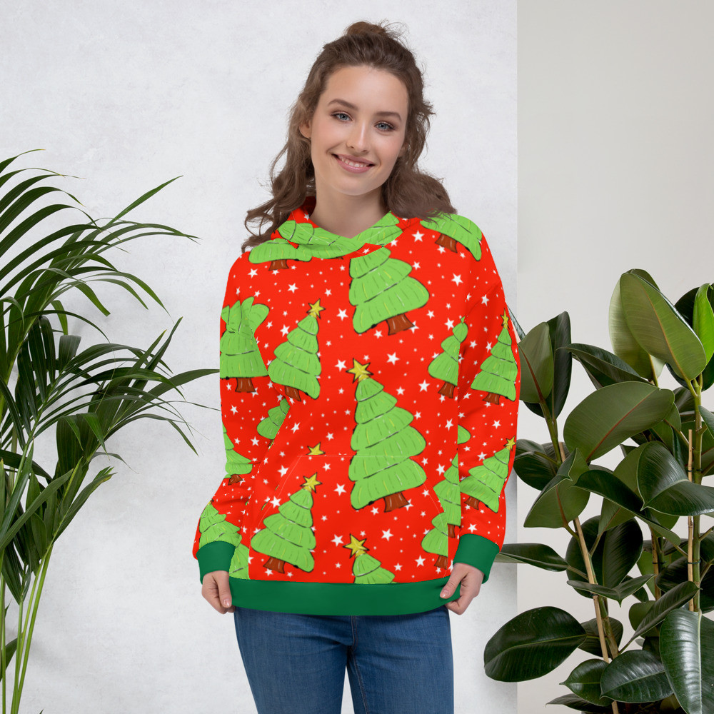 Red Christmas Hoodie Unisex Hoodie