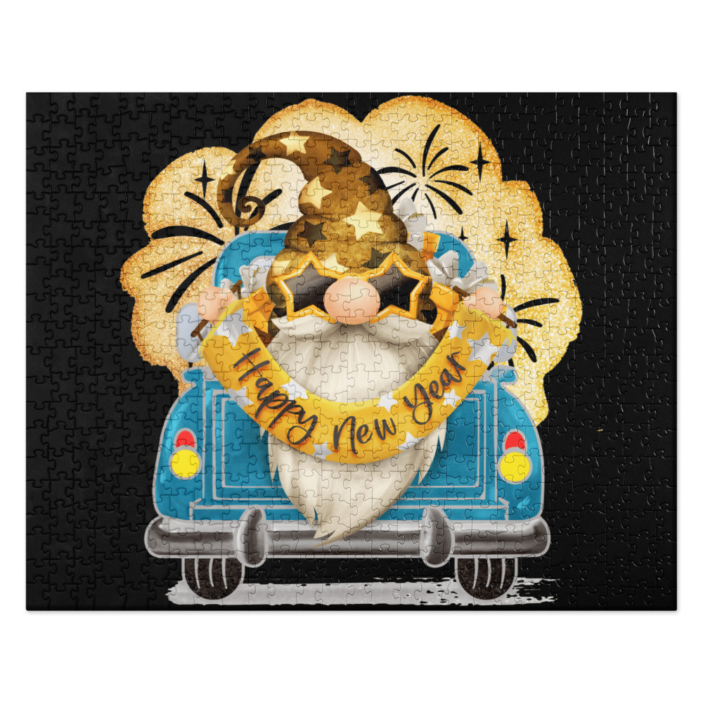 Happy New Year Gnome Jigsaw puzzle