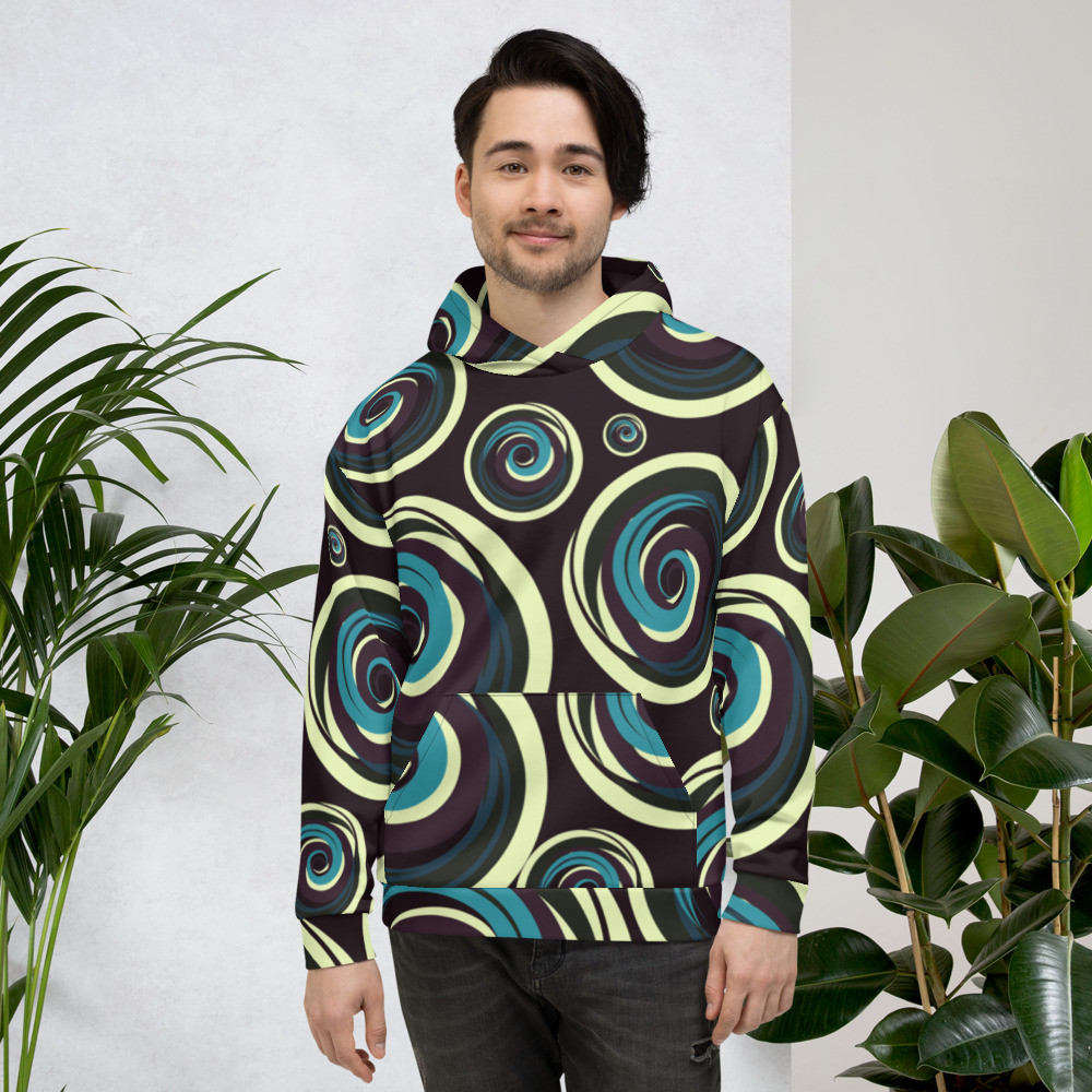 Abstract Circles Streetwear Unisex Hoodie