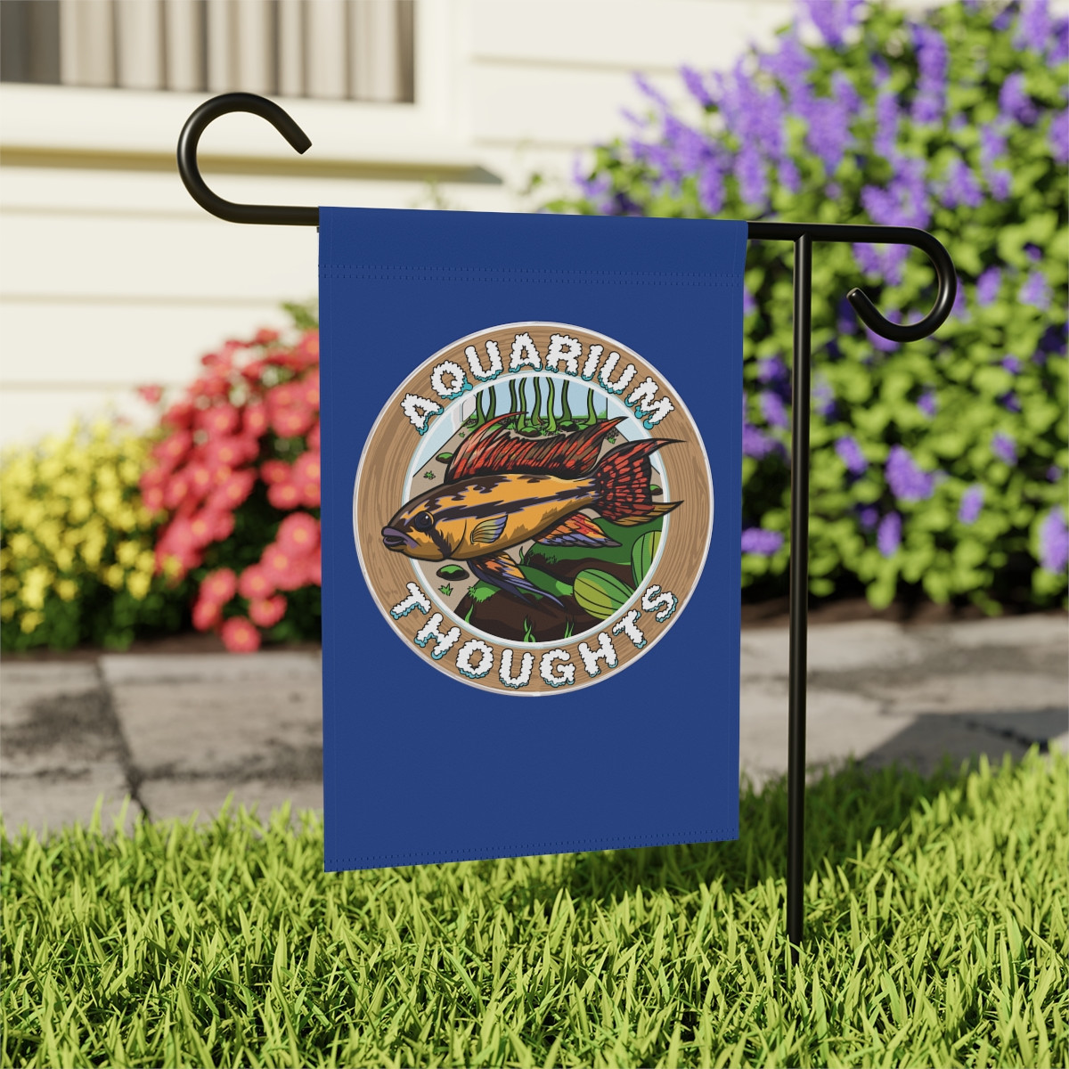 Aquarium Thoughts Garden Banner