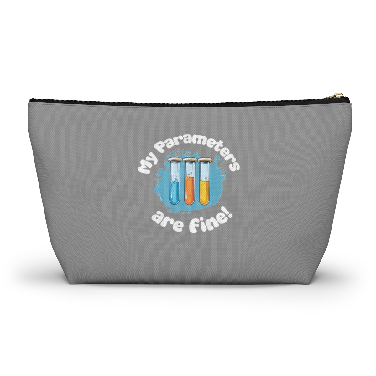 Accessory Pouch - Parameters are Fine with Blackwater Aquarium Thoughts Logo