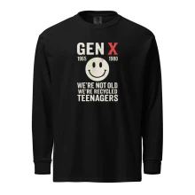 Garment-dyed heavyweight long-sleeve shirt